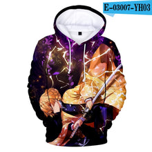 Load image into Gallery viewer, 3D Cool New Arrival Demon Slayer Kimetsu no Yaiba hooded Sweatshirt Fashion Trend Style New 3D Cool Women/men Winter Hoodies