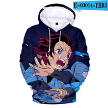 Load image into Gallery viewer, 3D Cool New Arrival Demon Slayer Kimetsu no Yaiba hooded Sweatshirt Fashion Trend Style New 3D Cool Women/men Winter Hoodies