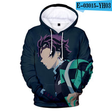 Load image into Gallery viewer, 3D Cool New Arrival Demon Slayer Kimetsu no Yaiba hooded Sweatshirt Fashion Trend Style New 3D Cool Women/men Winter Hoodies