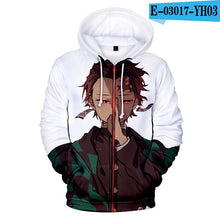 Load image into Gallery viewer, 3D Cool New Arrival Demon Slayer Kimetsu no Yaiba hooded Sweatshirt Fashion Trend Style New 3D Cool Women/men Winter Hoodies
