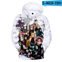 Load image into Gallery viewer, 3D Cool New Arrival Demon Slayer Kimetsu no Yaiba hooded Sweatshirt Fashion Trend Style New 3D Cool Women/men Winter Hoodies