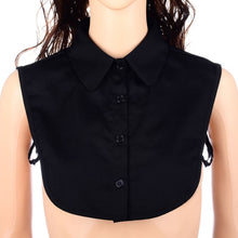 Load image into Gallery viewer, White Shirt Blouse Fake Collar Female Detachable Collar Fake Collar Women Tops And Blouse Vintage Tie Shirt Women Clothes Q1185