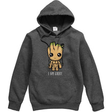 Load image into Gallery viewer, I AM GROOT Movie Series Printed Male Hoodies Avengers Hoody Csaual Hip Hop Mens Pullover Funny Streetwear Hipster Tracksuit Top
