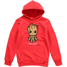 Load image into Gallery viewer, I AM GROOT Movie Series Printed Male Hoodies Avengers Hoody Csaual Hip Hop Mens Pullover Funny Streetwear Hipster Tracksuit Top