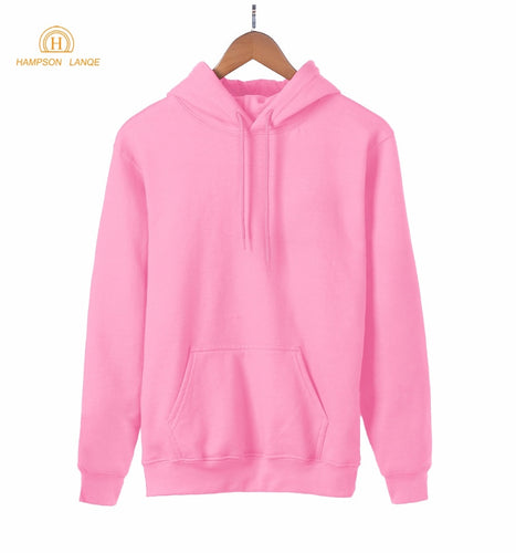 2019 Hot Sale Spring Kawaii Blank Women Sweatshirt Kpop Solid Hoodies Warm Fleece Harajuku Hooded Black White Gray Pink Red Blue