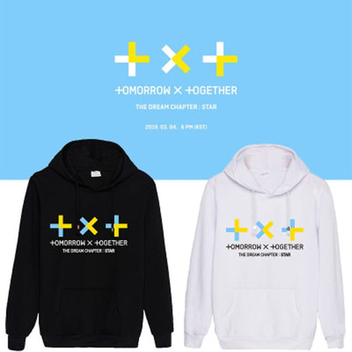 2019 Txt Concert The Dream Chapter Star Album Hoodies Harajuku TOMORROW X TOGETHER Hooded new Pullover