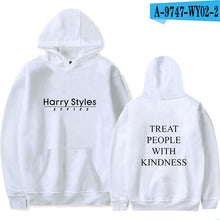 Load image into Gallery viewer, Frdun Tommy Harry Styles Treat People With Kindness Print Hoodies Sweatshirt Women/Men Fashion 2018 New Style Streetwear Hooded